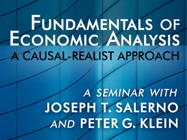 Fundamentals of Economic Analysis